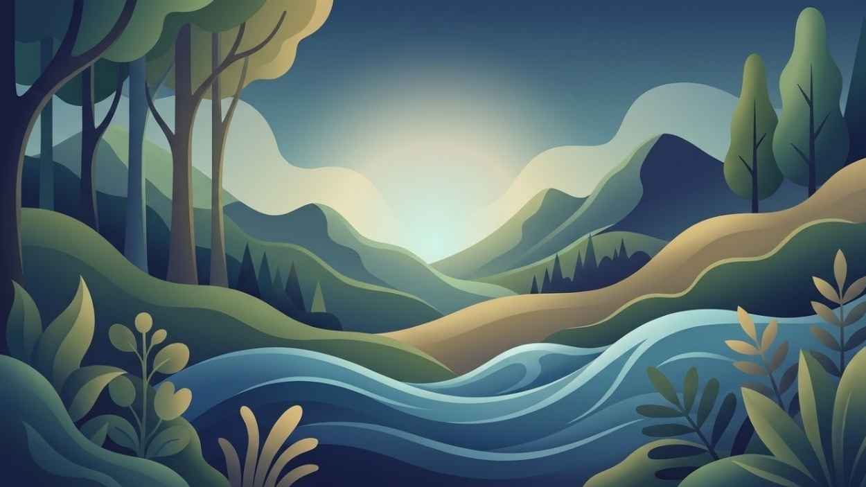 Forest, Mountain, Ocean and Garden Imagery