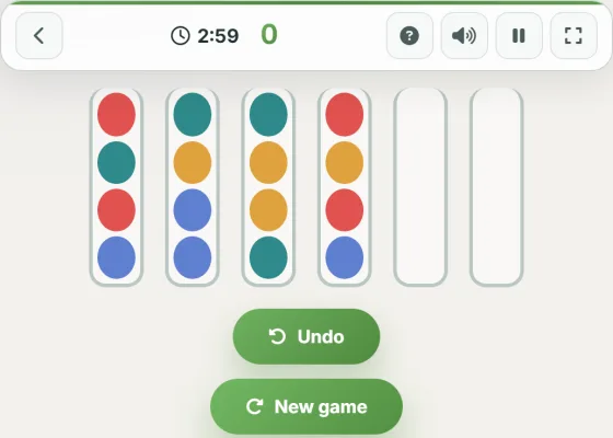 Ball Sort — live gameplay
