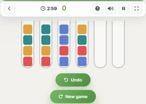 Color Tube Sort — live gameplay