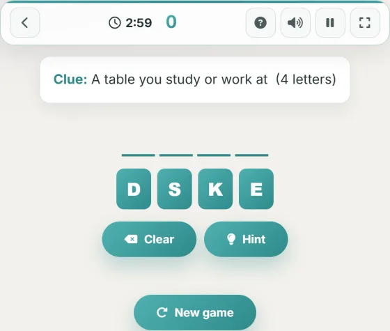 Daily Word — live gameplay