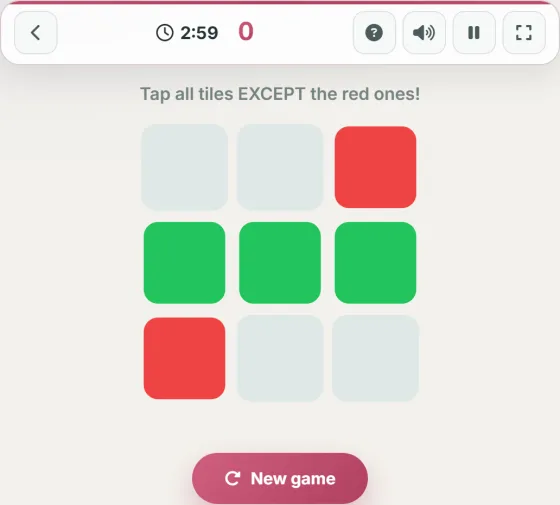 Don't Tap Red — live gameplay