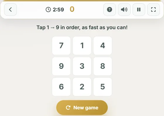 Focus Grid — live gameplay