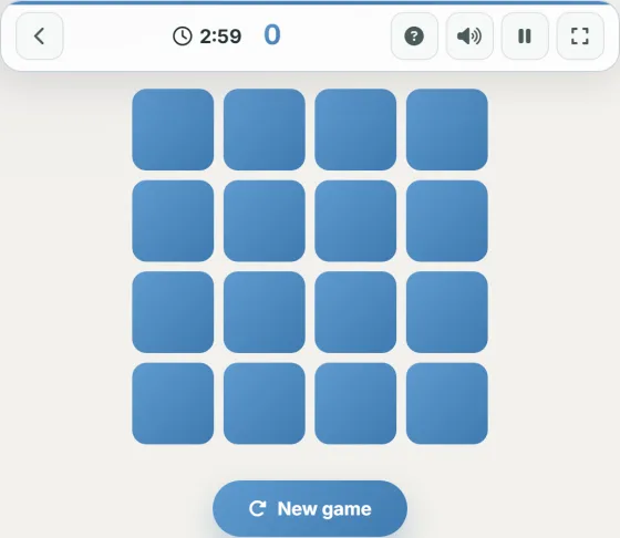 Number Stack Cards — live gameplay