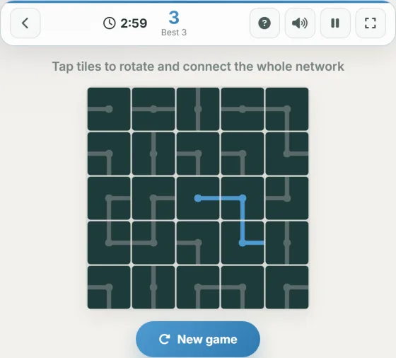 Pipe Connect — live gameplay