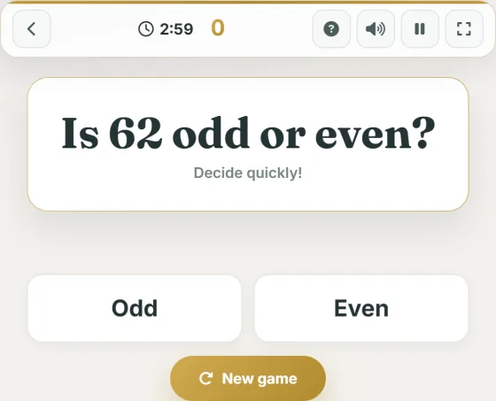 Quick Decision — live gameplay