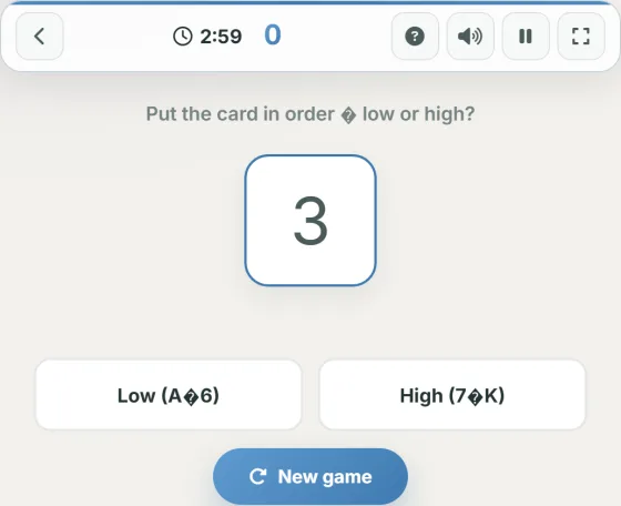 Sequence Cards — live gameplay