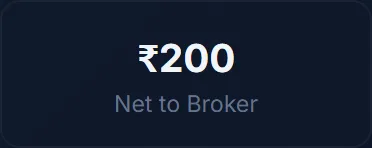 Advanced Broker Commission Calculator — result screen