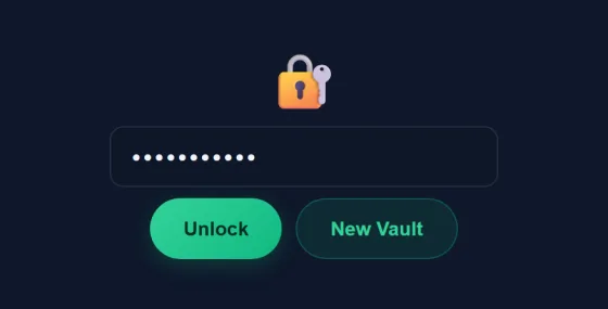 Recovery Code Vault — result screen