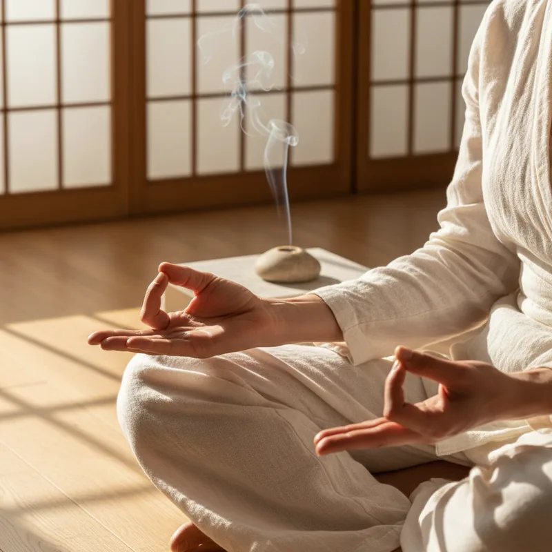 Vata-Pacifying Mudra (Nerve Soothing Seal)